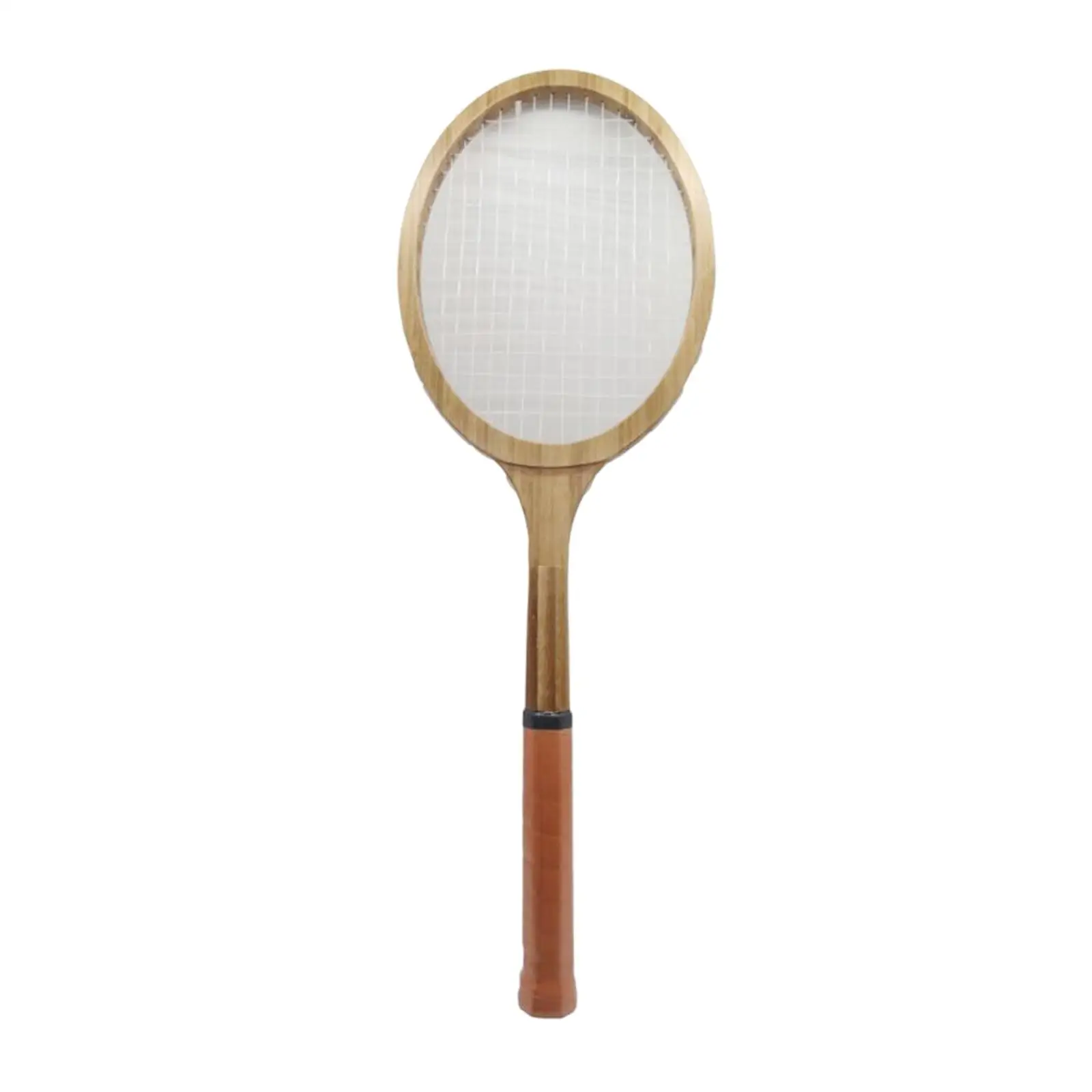 Wooden Tennis Rackets Clubs Kids Adult Beginners Retro Style Tennis Racquets