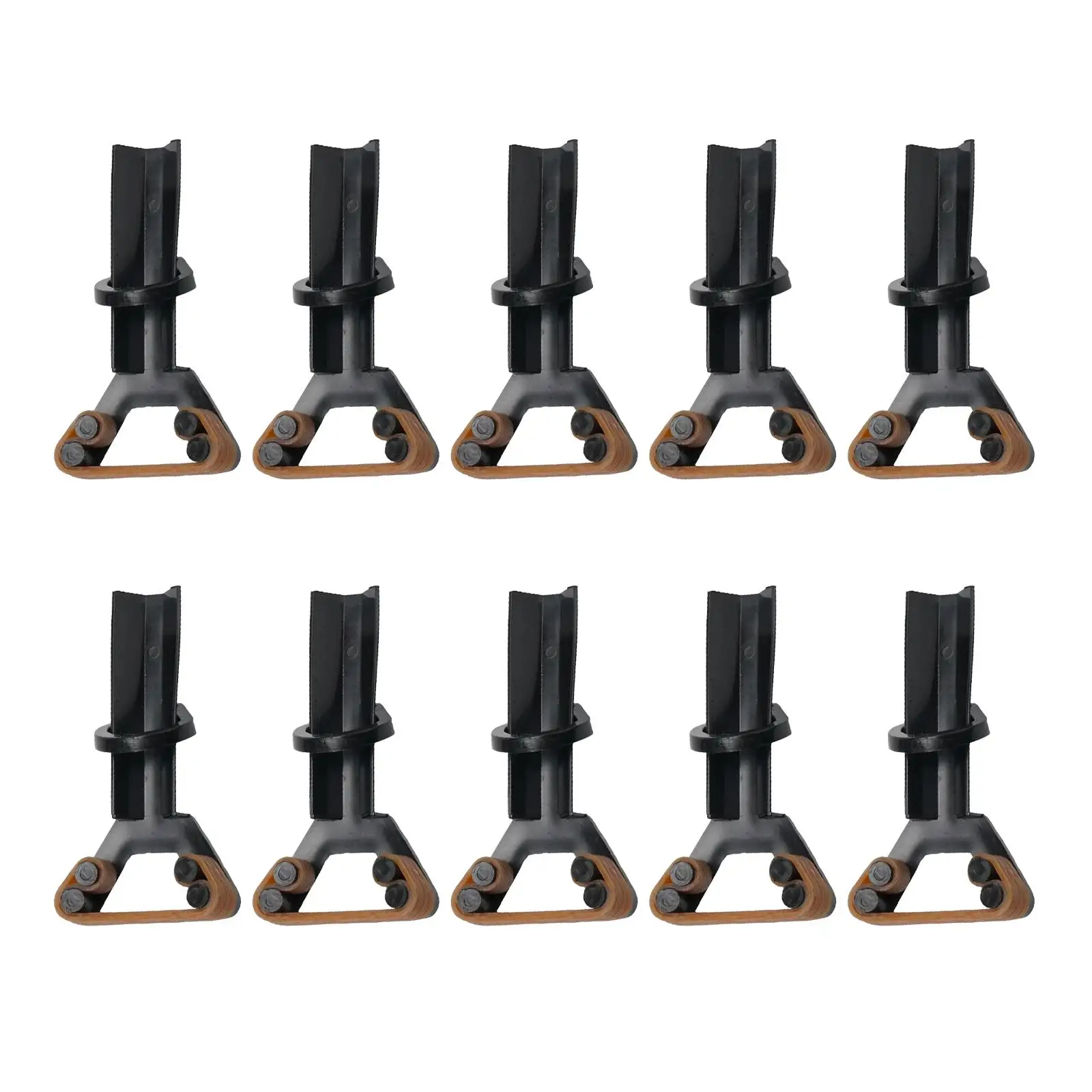 10x Pool Cue Tip Clamp Adults Billiard Rod Accessory Billiards Cue Tip Fastener Repair Tool for Games Party Indoor Home Billiard