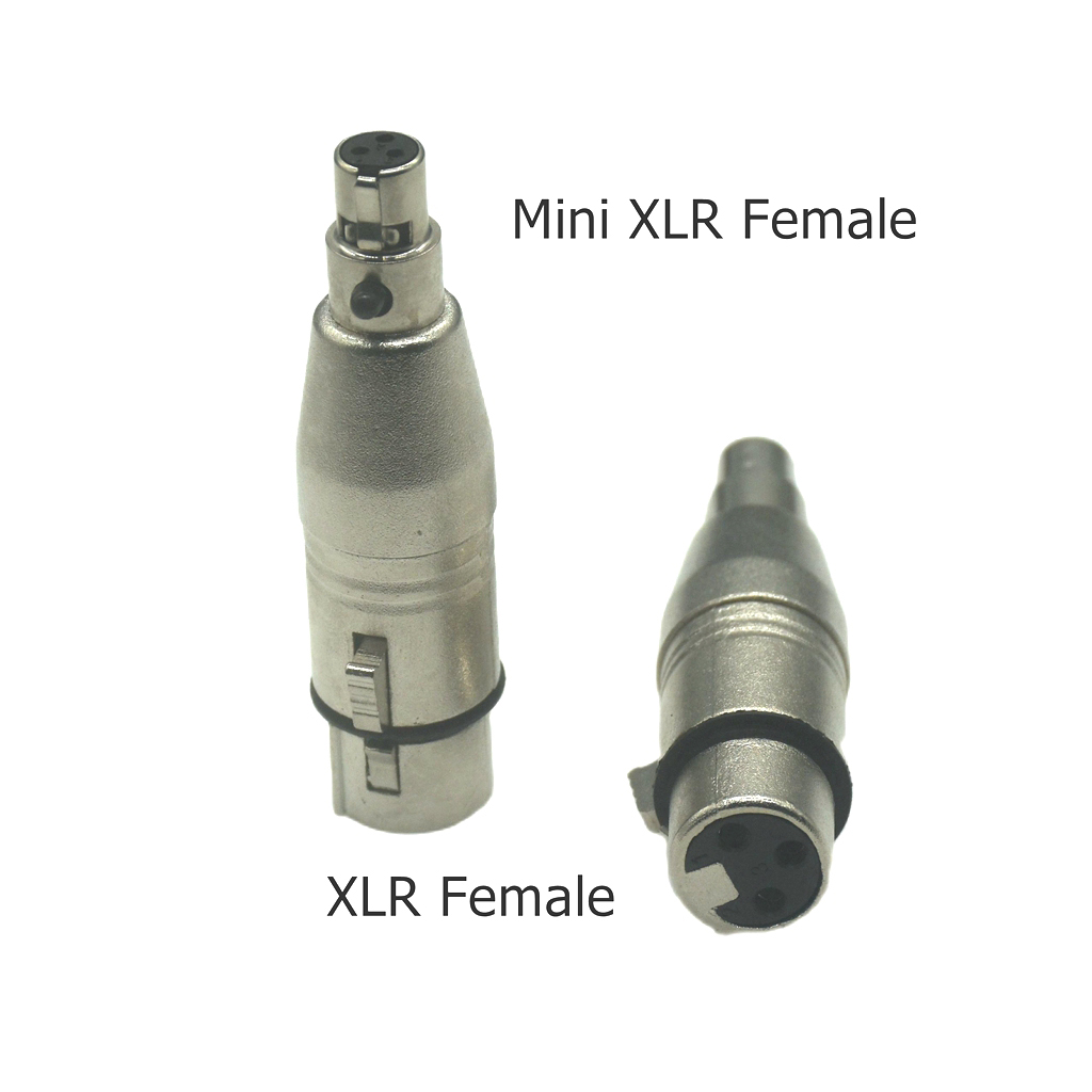 Title 8, 3pin Mini XLR Male Female to XLR Male Female A...