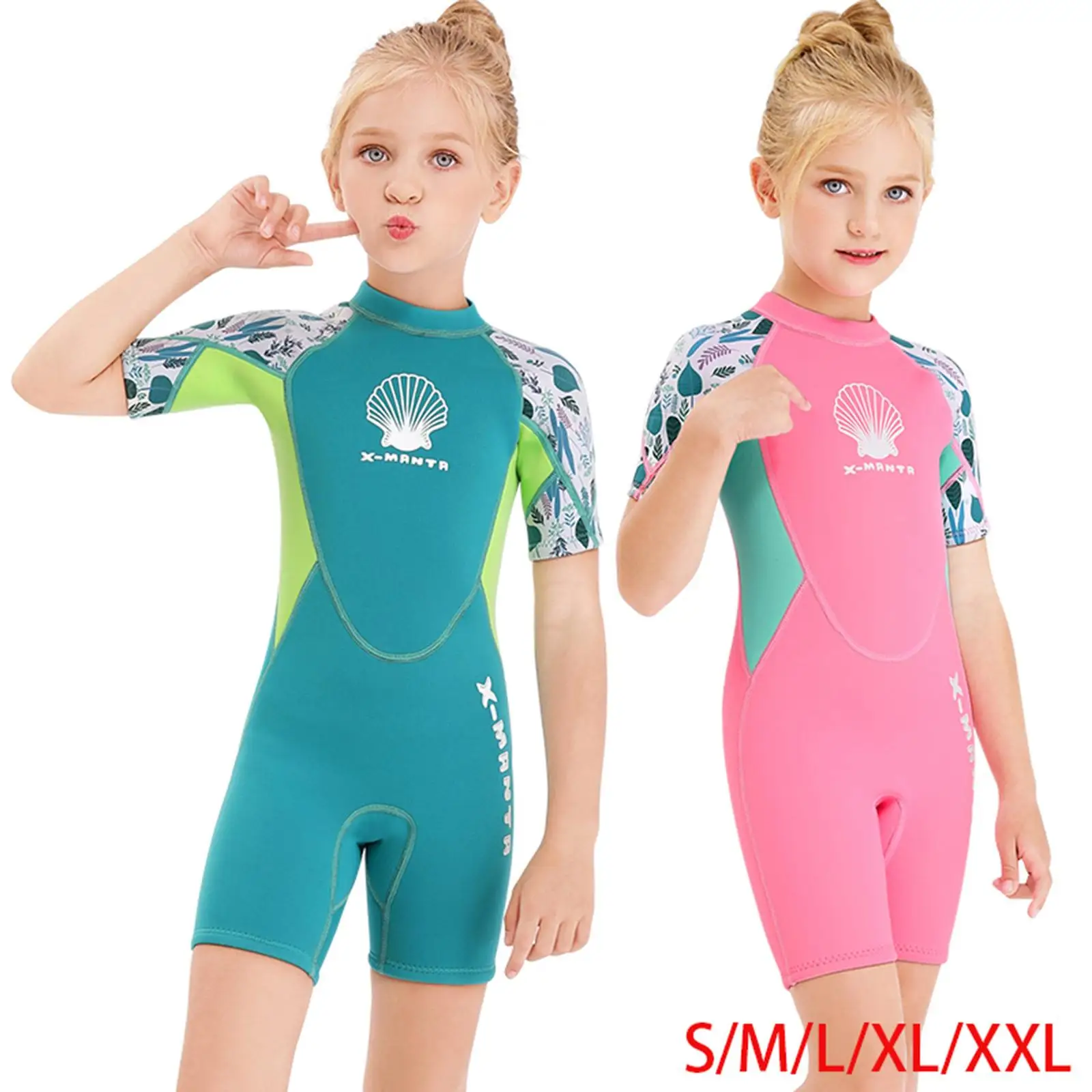 Kid Wetsuit Swimming Costume Scuba Snorkeling Shorty Childrens Wetsuit