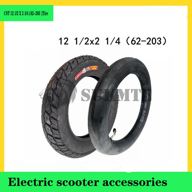 12インチ電動スクータータイヤ,1/2x2,1/4 (62-203) は,多くのガスおよび電気スクーターとe-bike,12 1/2x2 1/4, ホイール,パイヤホンとインナーチューブに適合します - AliExpress