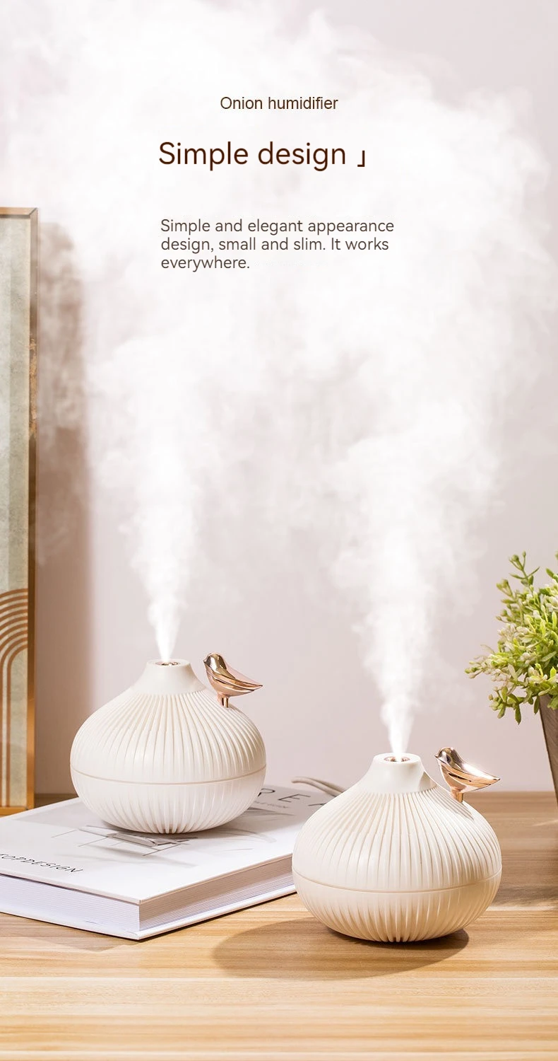 Title 9, New Creative Small Onion Humidifier Mini USB Ho...