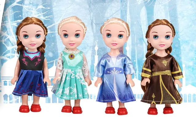 2/4pc/set 40cm/50cm Snow Queen Elsa Stuffed Doll Princess Anna Elsa Doll  Toys Elza Stuffed Plush Kids Toys Birthday Gift - AliExpress