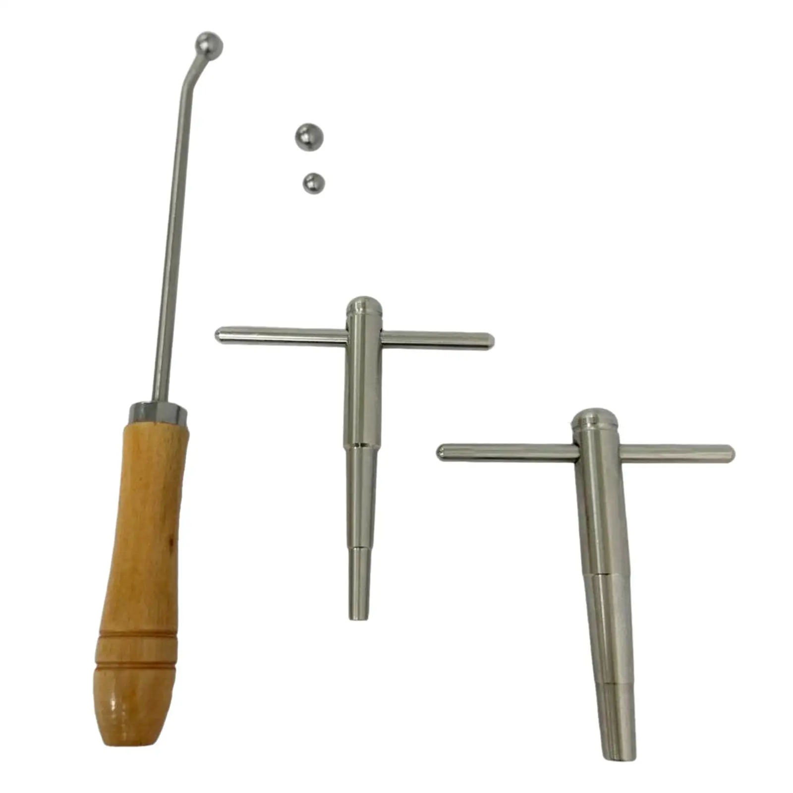 Trumpet Repair Handle Wood Handle Portable with Repair Wrench Trumpet Repair Tools for Trumpet