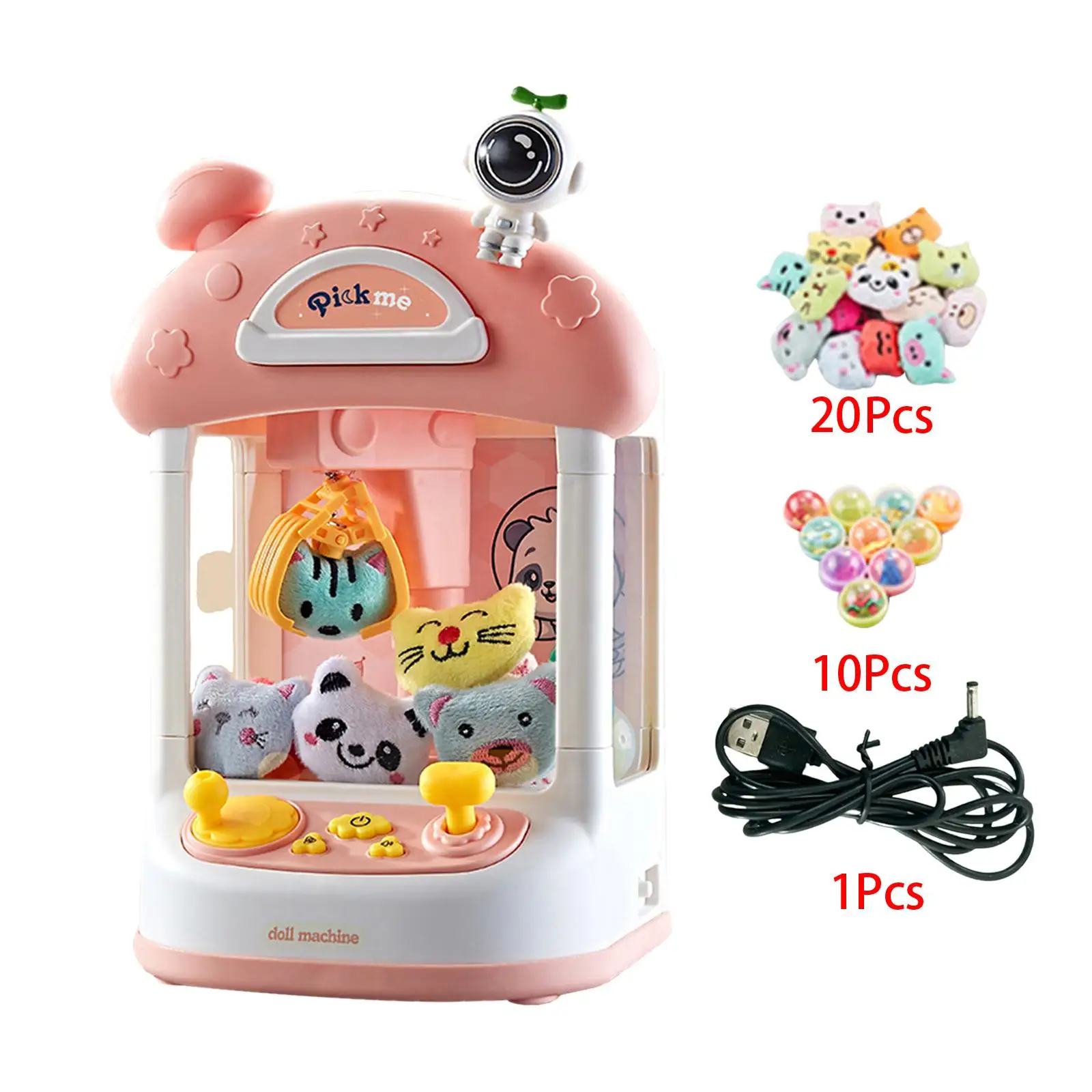 Kids Claw Machine Electronic Arcade Game with Sounds Doll Machine Party Favors for Boys Children Party Adults Birthday Gifts