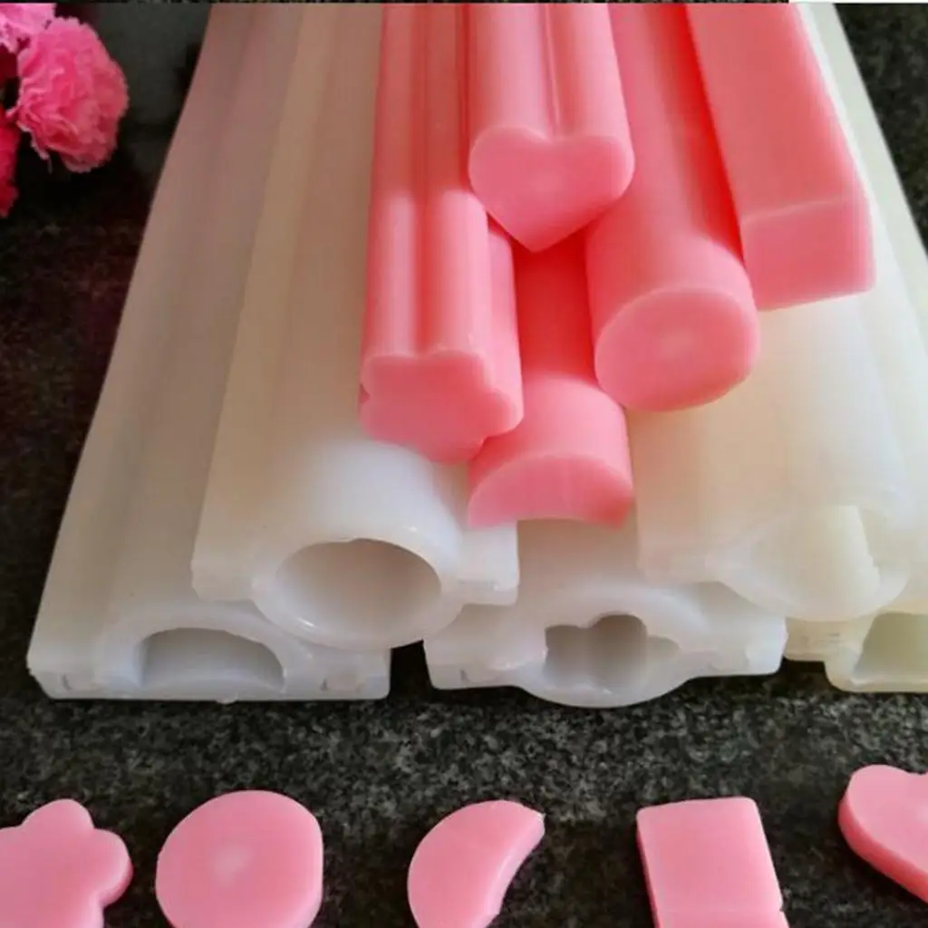 Tube Pipe Silicone Handmade Candle Soap Making Mold Cupcake Toppers Fondant Cake