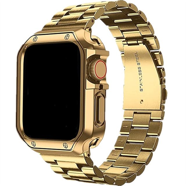 Apple Watch Series 5 44mm Stainless Steel Bracelet - Case Metal