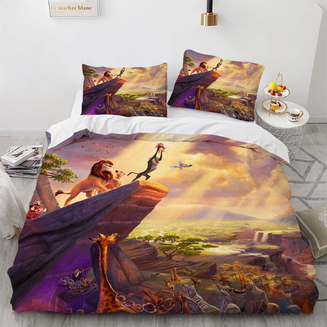 Lion Duvet, Bedding set high quality US queen size + 2 pillow cases