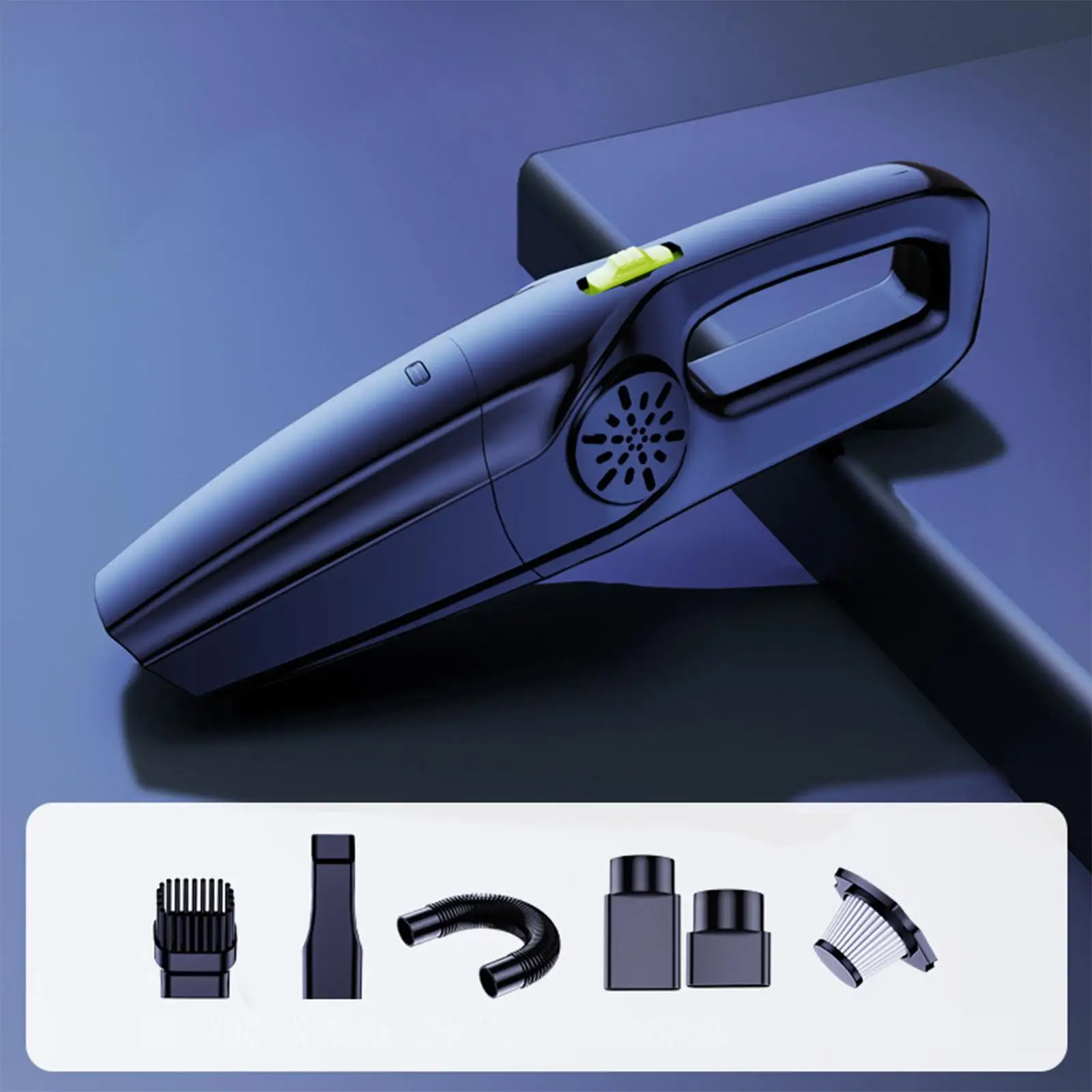 Handheld Cordless Vacuum Cleaner Cleaner Mini Rechargeable 60W High Power for Car Home