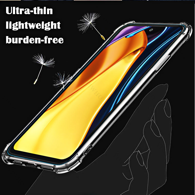 Für Xiaomi Poco M3 Pro 5G Telefon Soft Case HD Transparent für Xiaomi Poko M3Pro 5g 6,5 "M2103K19PG Stoßfest Anti-Scratch Abdeckungen – Detail 3