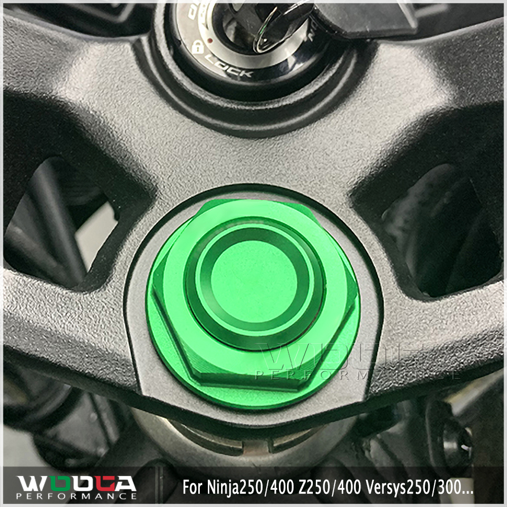 Lenkschaft oben Yoke Mutter für Kawasaki Ninja 250 400 Z250 Z400 Verysys 250 400 Z250SL ZZR 1100 ZX-9R ZZR 1200 Zubehör – Detail 1