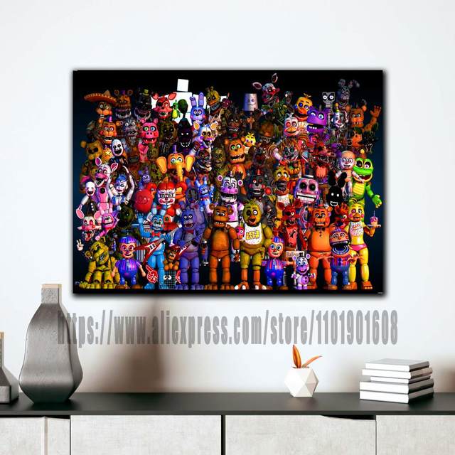 Fnaf F-Five-nights-At-Freddys Anime AB Diamond Painting Mosaic Embroidery  Cross Stitch Kit 5D Full Drill Rhinestone Handmade - AliExpress