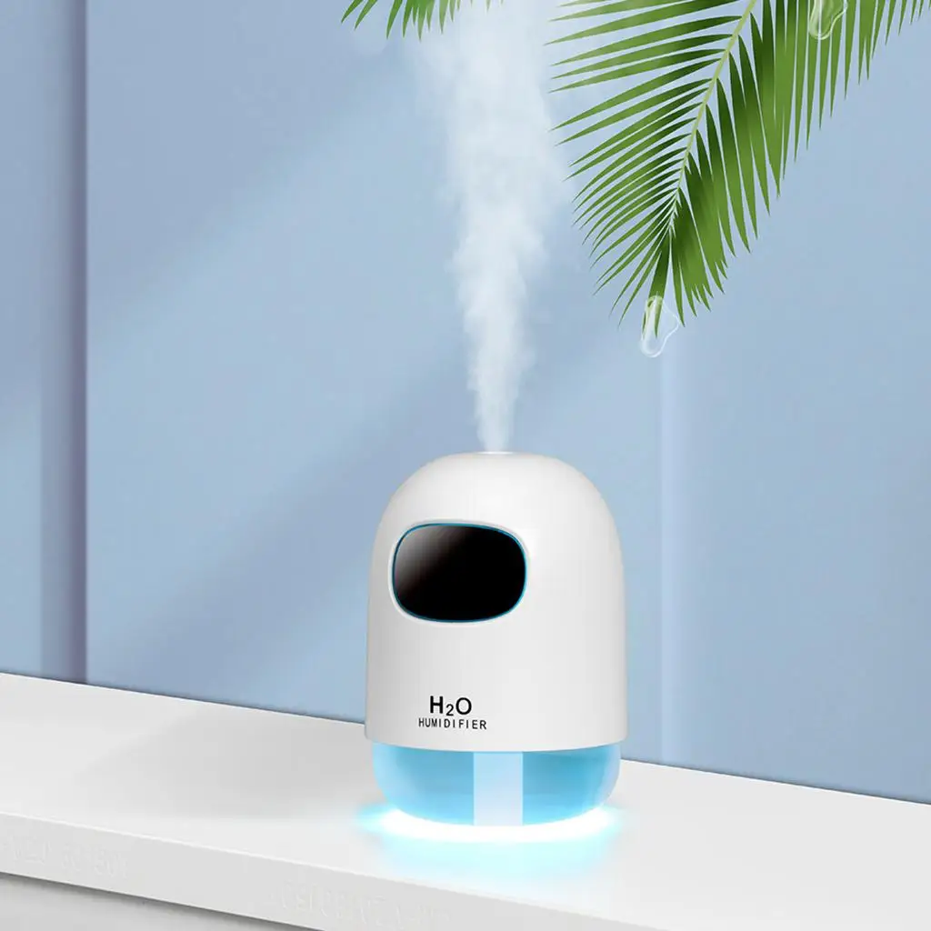 220ML Cool Mist  Humidifier with Mini USB and Portable for Car, Travel, Office, Baby Bedroom  LED Night Light Auto Shut-Off