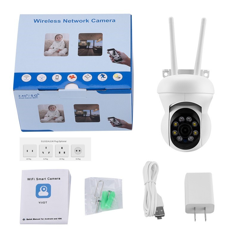 Title 2, 5G IP Wifi Surveillance Camera 4X Digital Zoom ...