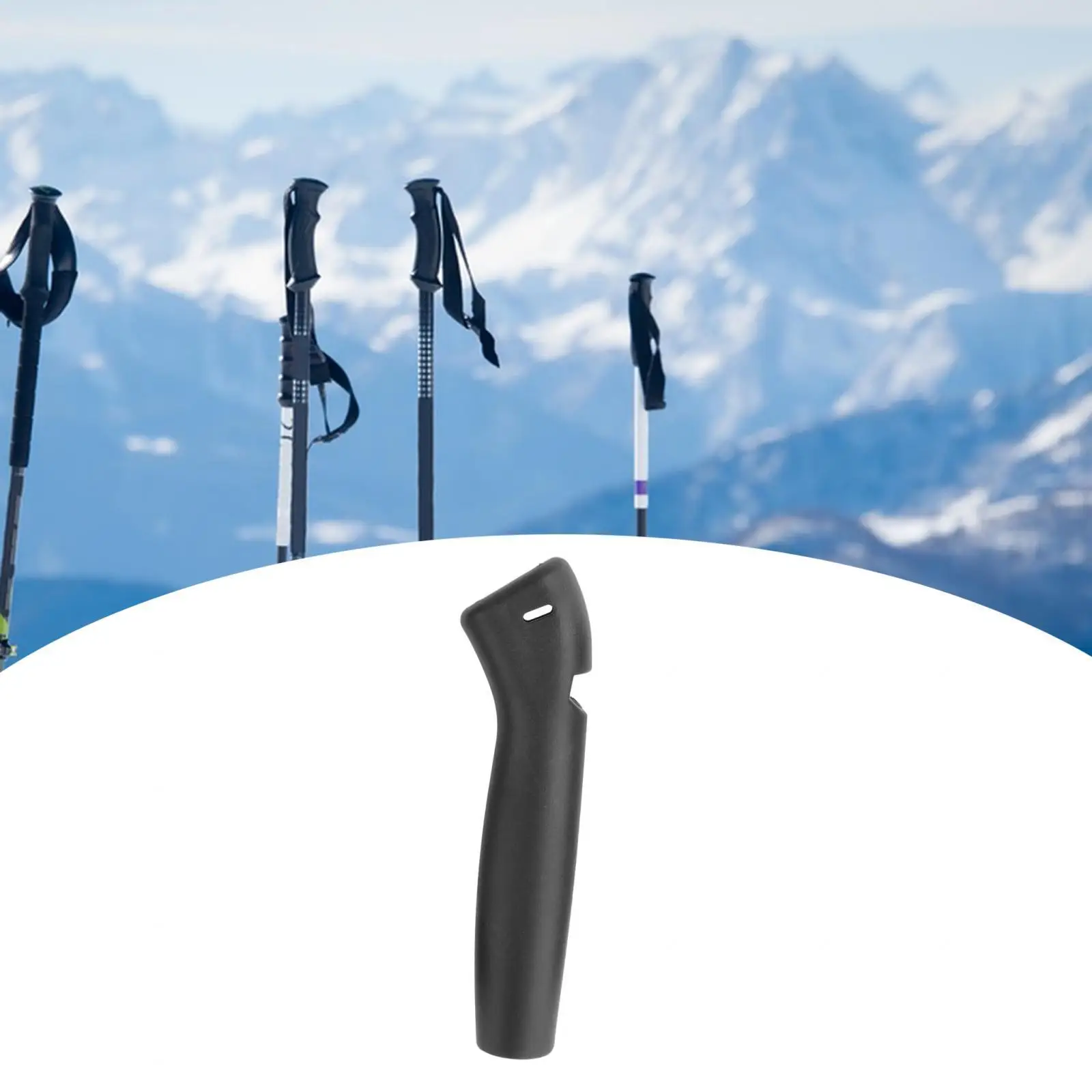 Trekking Pole Handle Anti Shock Straight Alpenstock Grip Handle for Climbing Backpacking Hiking Outdoor Trekking Mountaineering