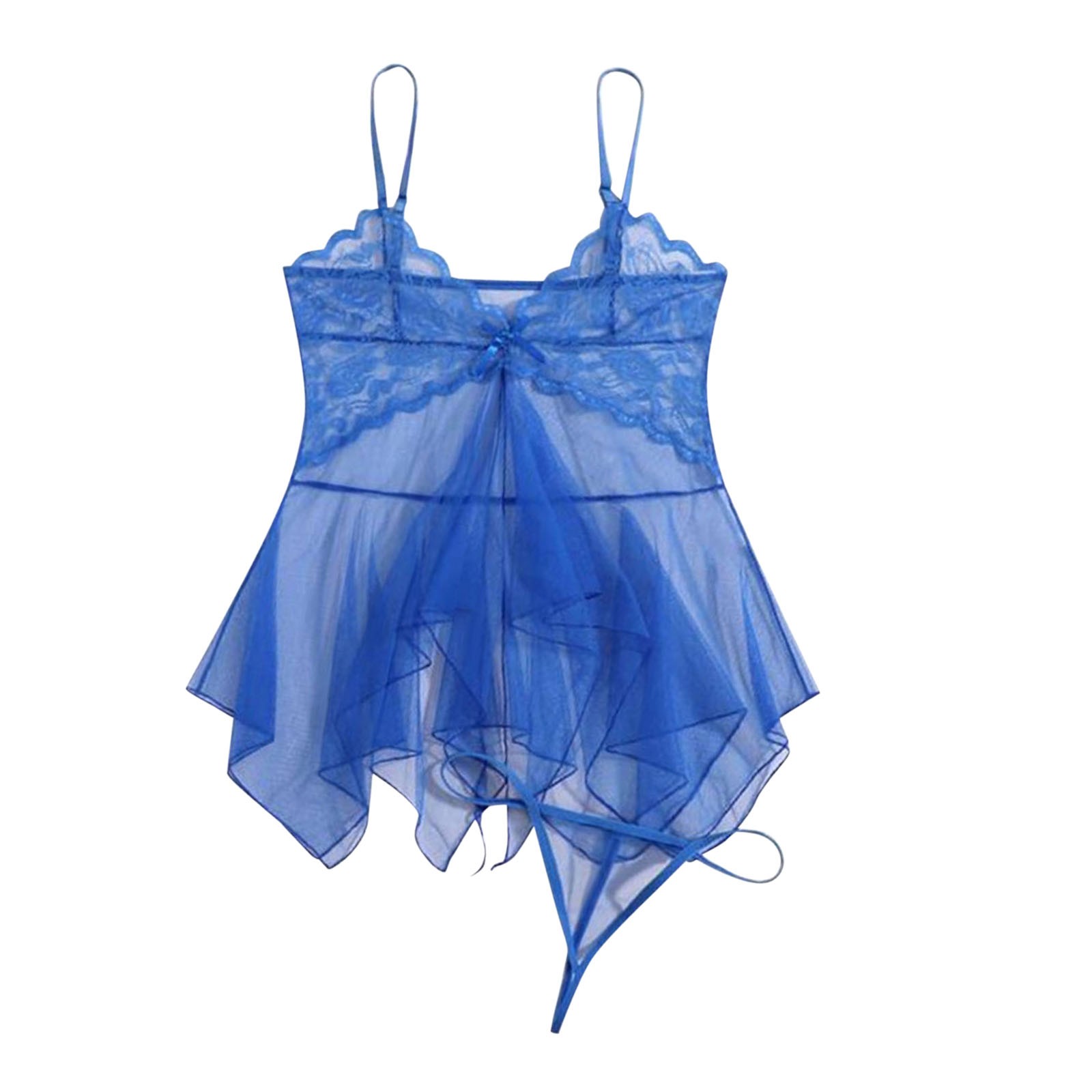 Sexy Lingerie Baby Doll Dress Erotic Underwear With Thong Transparent Lace Lingerie Ladies Nightwear Costumes Women_voghion.com