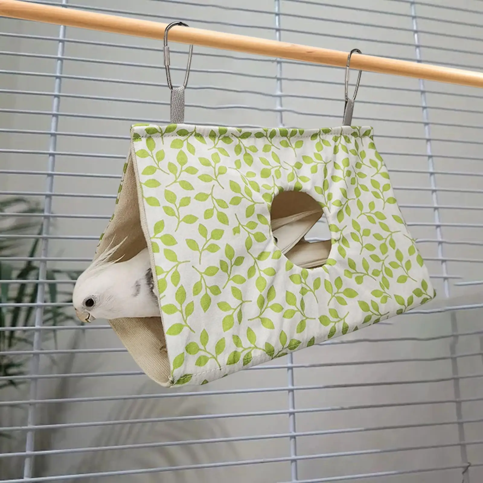 Bird House Nest Sleeping Bed Summer Hanging Hammock for Budgie Parakeet Nest Accessories