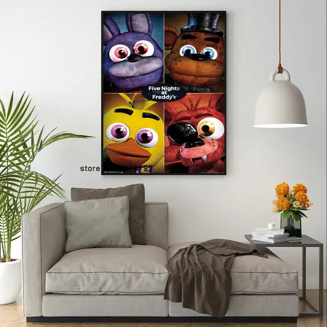 OYEO Cool Anime game poster FNAF Fanart posters Canvas Art Poster and Wall  Art Picture Print Modern Family bedroom Decor Posters 20x30inch(50x75cm) :  : Home & Kitchen