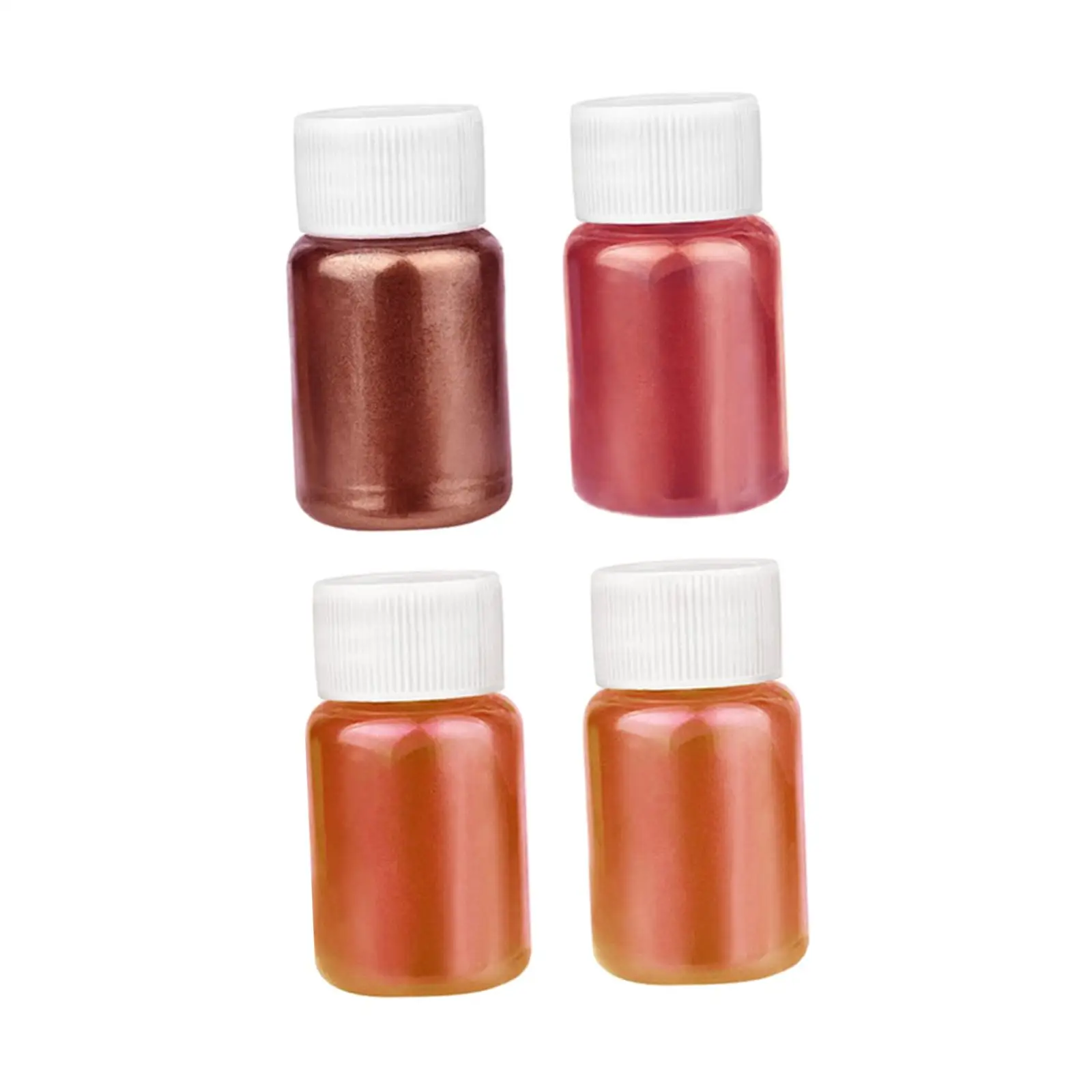 4Pcs Mica Powder Colors Resin Glue Pigments Material Powder Pigment Powder for Jewelry Nail Bath Balls Paint Soap Making