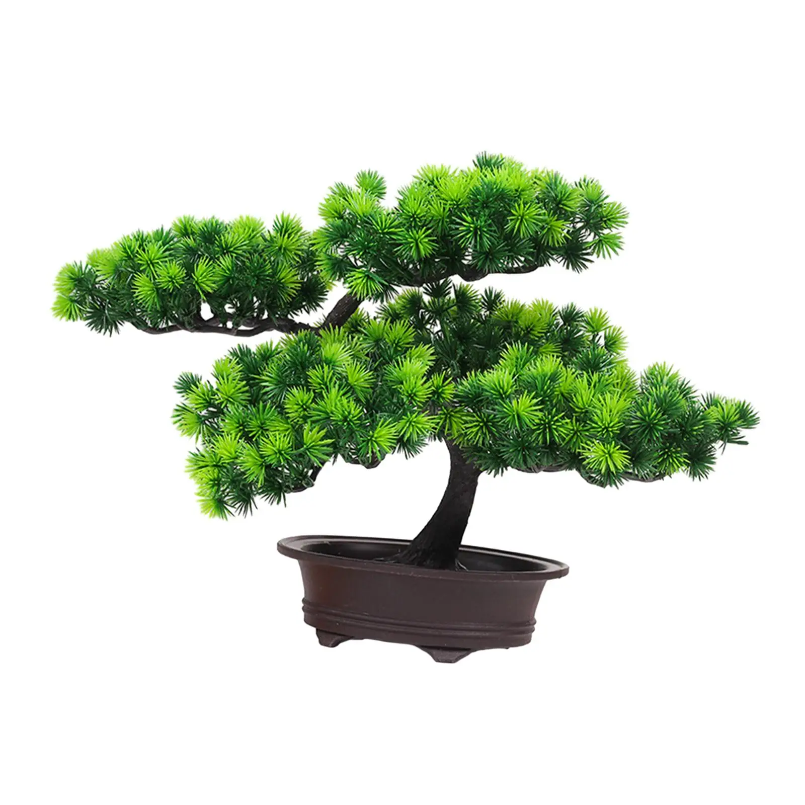 Artificial Potted Plants Welcoming Pine Tree Desk Ornament Lifelike Table Centerpiece for Bathroom Decor Sturdy Multipurpose