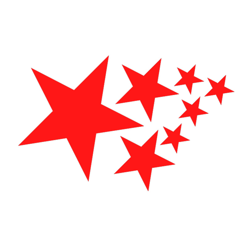 Pentagramm Muster Auto Produkte Sonnencreme und Wasserdichte Auto Aufkleber Abdeckung Kratzer Dekoration Individuelle Aufkleber Persönlichkeit, PVC – Detail 2