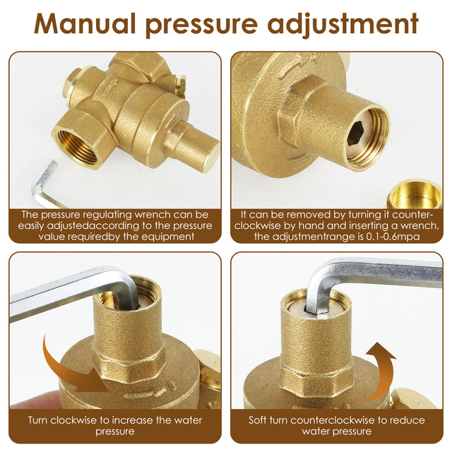 16 Bar Water Pressure Reducer 1/2