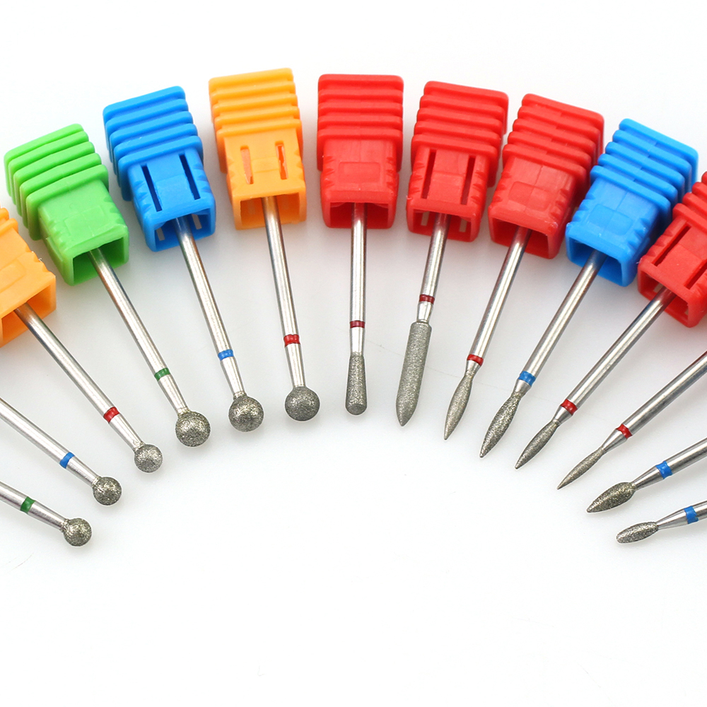 Description Picture 3 of itemERUIKA 1PC Diamond Nail Drill Bit Ball Burr Electric File Nail Cutter Manicure Drill Bits Nail Clean Tools Drill Accessory