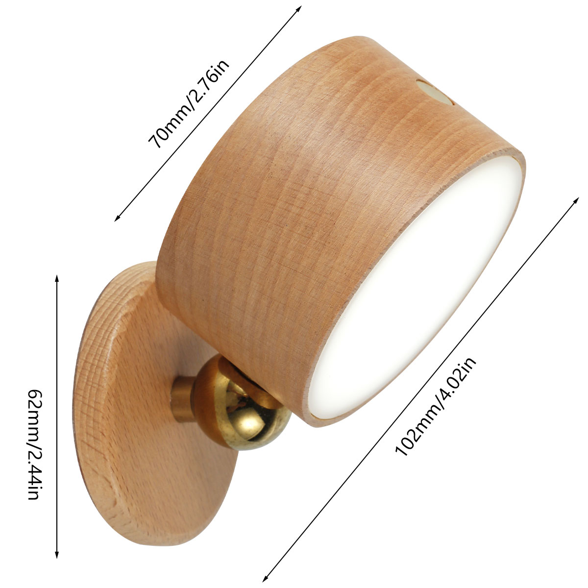360° Wall Light – Wireless Charging Wall Light