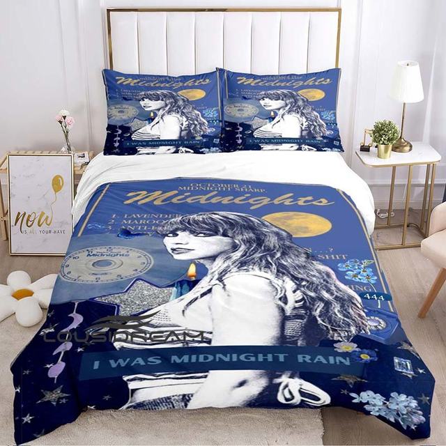 TAYLOR SWIFT SINGER 3D Bedding Set 2/3PC Duvet Cover Pillowcase $10.56 -  PicClick AU