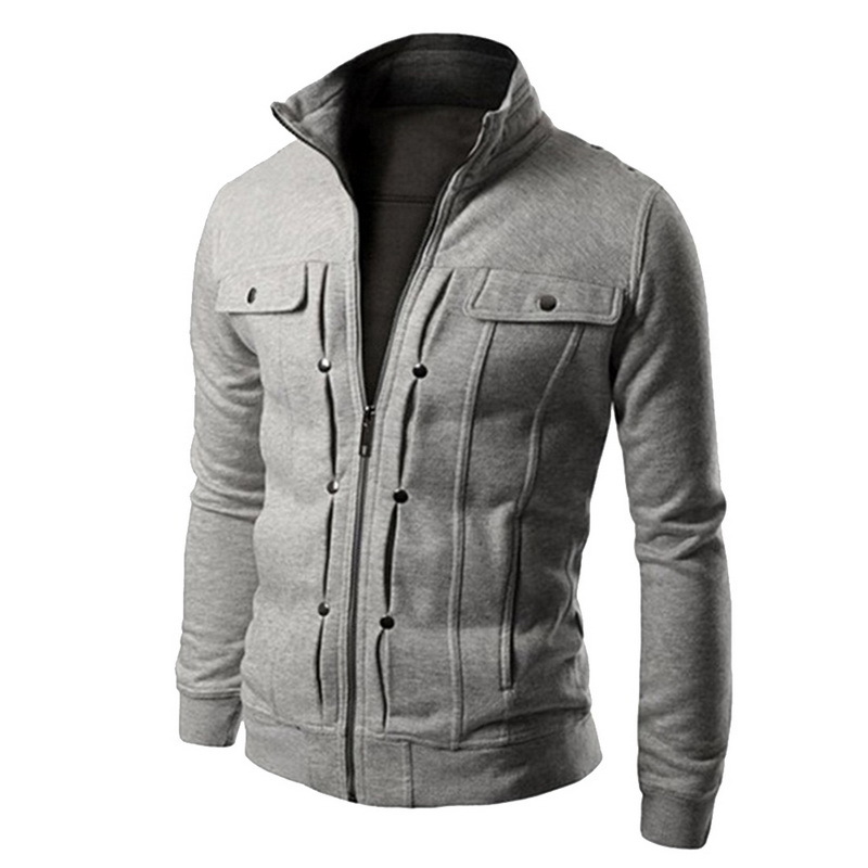 Title 5, Modische Sport-Pulloverjacke für Herren, Slim-F...