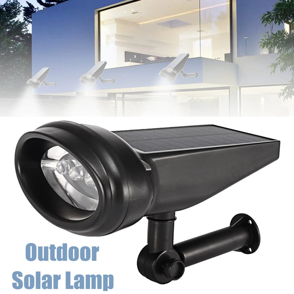 Solar Powered 4 LED Lawn Light Outdoor Waterproof Wall Lamp Hallway Porch Fixture 30 watt led flood light