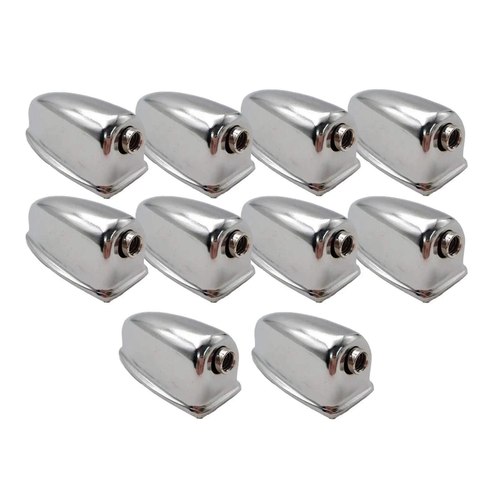10 Pieces Snare Drum Lug Accessories Metal Lugs Snare Drum Parts for Drum Kits Snare Percussion Musical Instrument Maintenancing