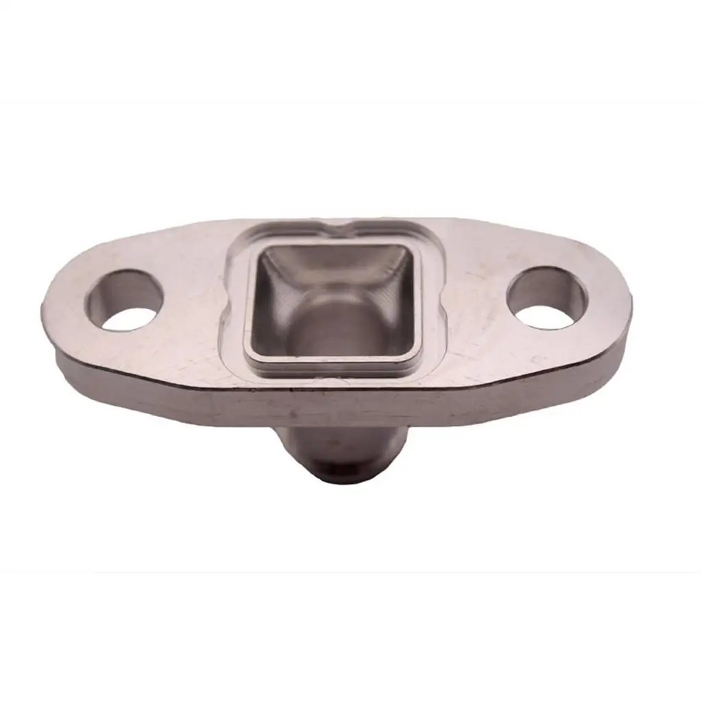 Aluminum Oil Drain Flange w/ Straight 3/4