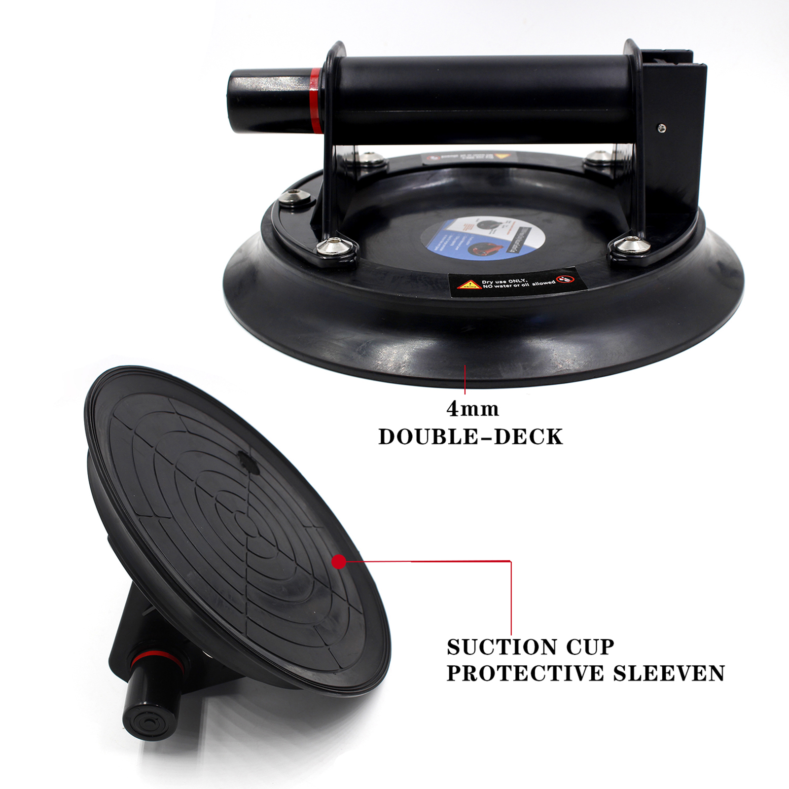 Portable Vacuum Suction Cup with 8 