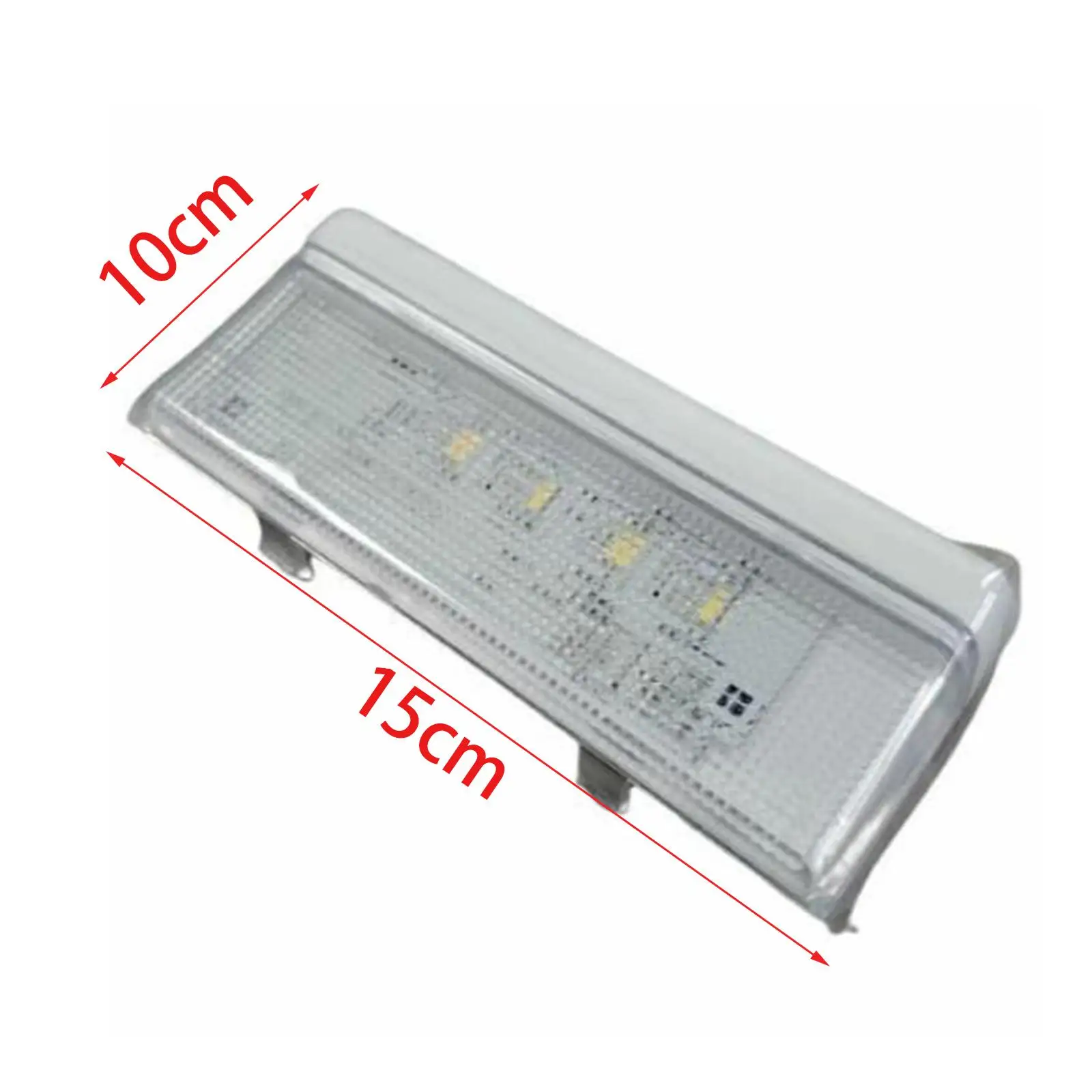 Refrigerator LED Lights W10515057 Parts Replace Part with Tapered Lens and Bezel Refrigerator LED Light Board for Refrigerators
