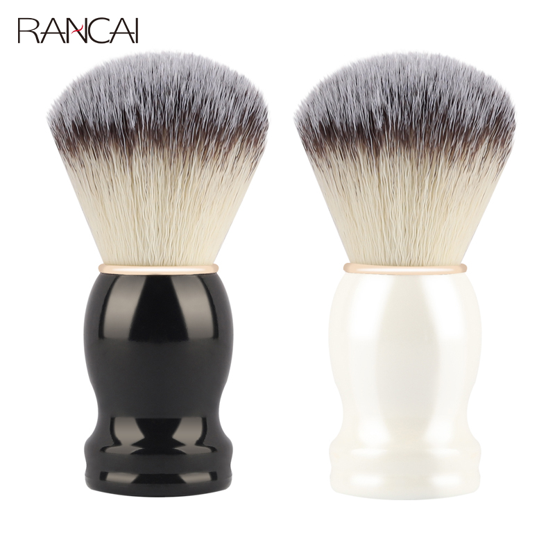 Best of RANCAI Beard Shaving Brush Makeup Brushes 1pcs Wooden Handle Bristle Hair Salon Barber Soap Foam Shave Men Facial Cleaning Tools Reviews & Tips