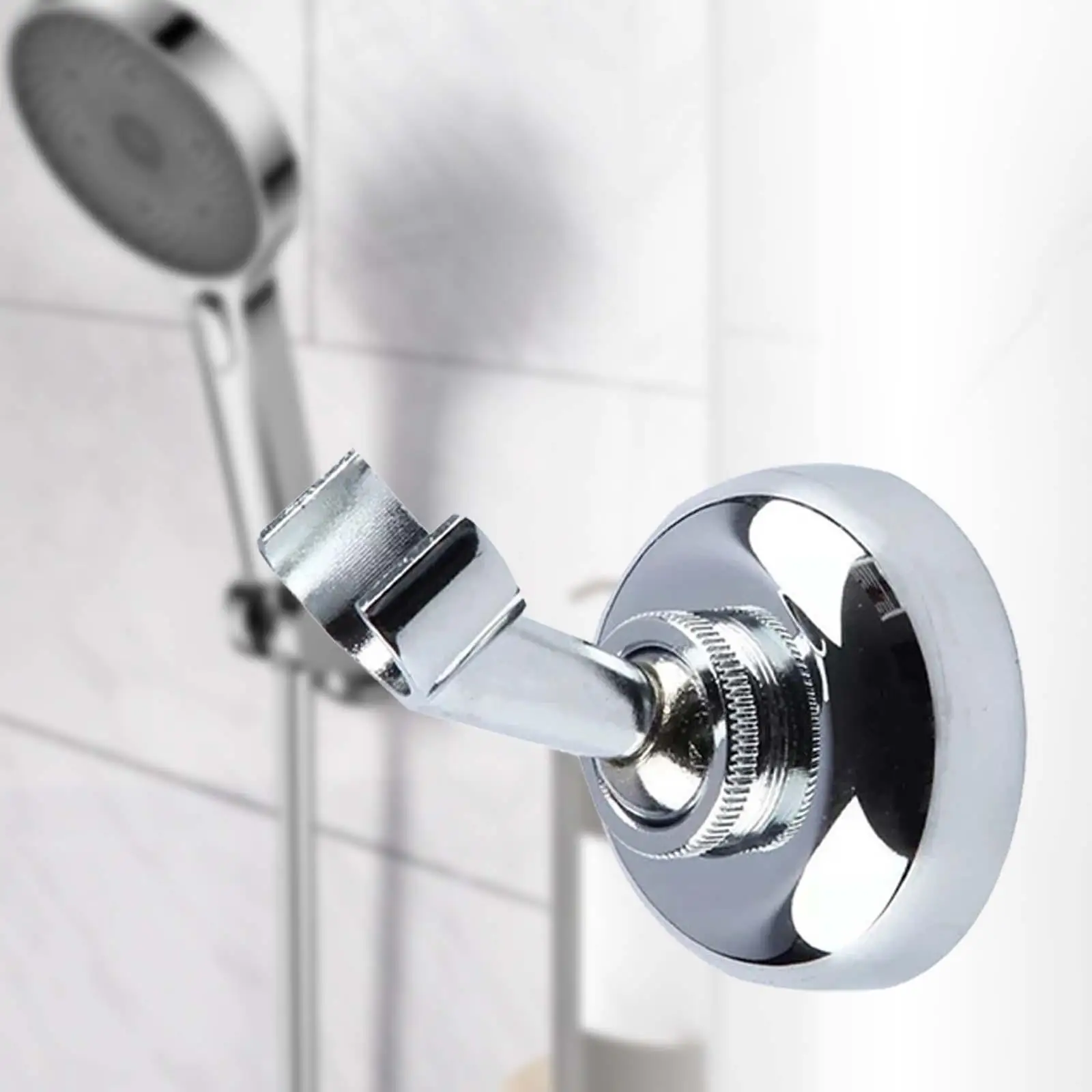 Hand Shower Holder Wall Mounted Adjustable Angle Handheld Arm Bracket Zinc Alloy