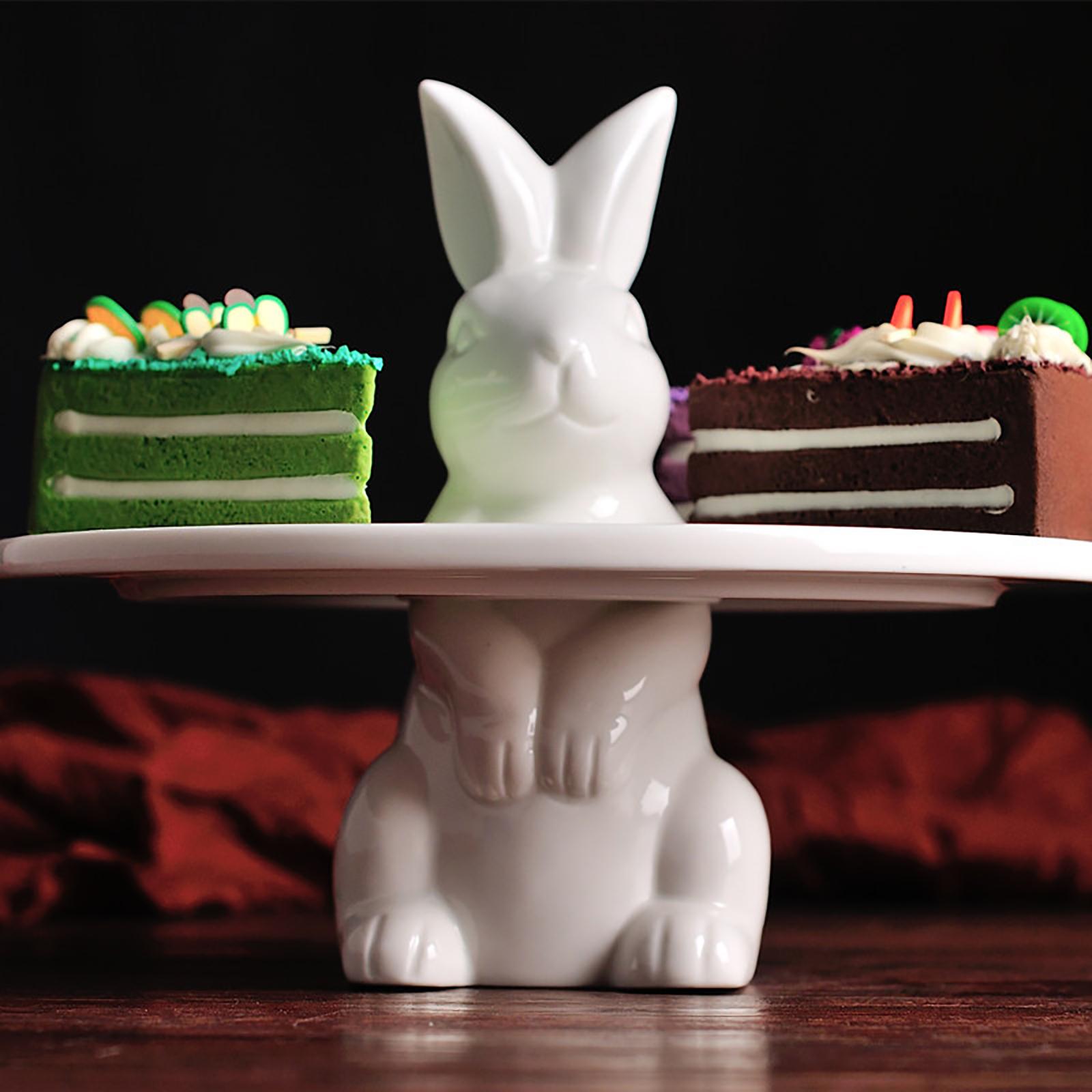 Ceramic Cake Stand Countertop Display Rack Cupcake Display for Party Banquet