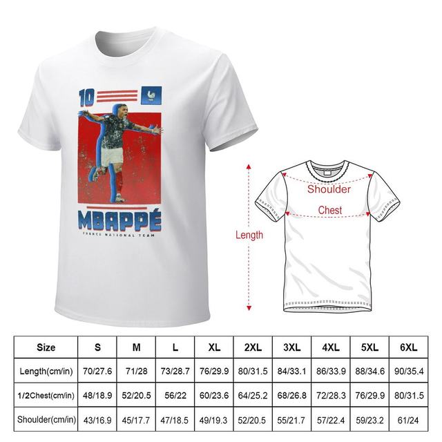 France Football Team Kylianer And Mbappé And Mbappe (7) Novelty Tees High  Grade Travel USA Size