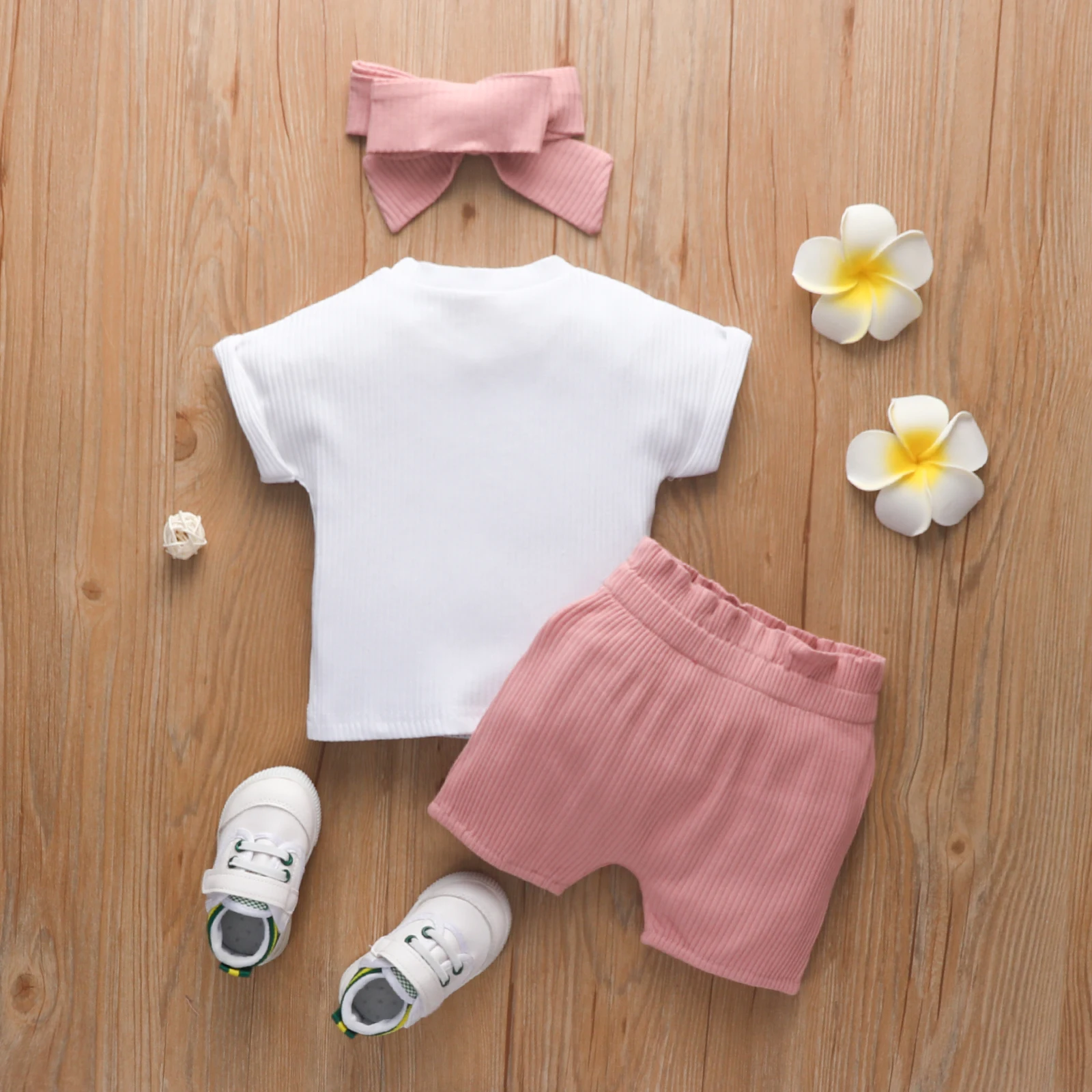 Summer Little Boys Girls Outfits Fashion Toddlers Rainbow Short Sleeve Tops+Elastic Shorts Kids Sister Brother Clothes Set Clothing Sets luxury
