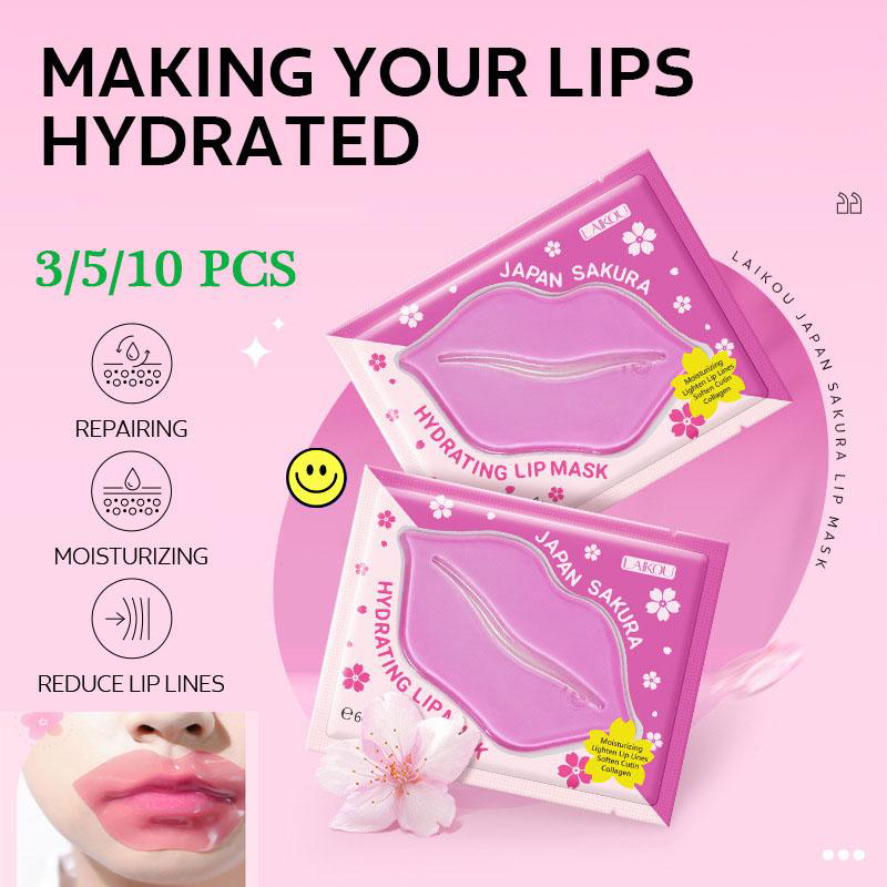 Best of 3 / 5 / 10 PCS Cherry Blossom Lip Mask 6g Lip Care Moisturizing Nourishing Lip Patch Reviews & Tips