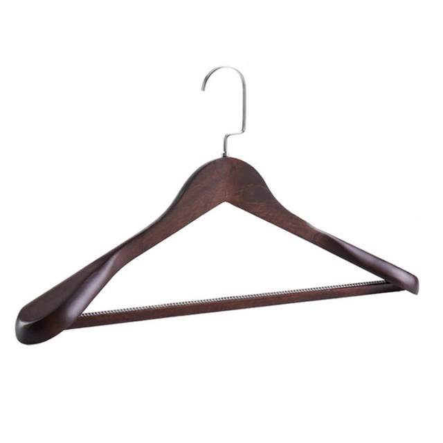 Coat Hanger Curved Shoulder Design Hanger Durable Non-slip Wide Shoulder  Hangers Organize Clothes Effortlessly