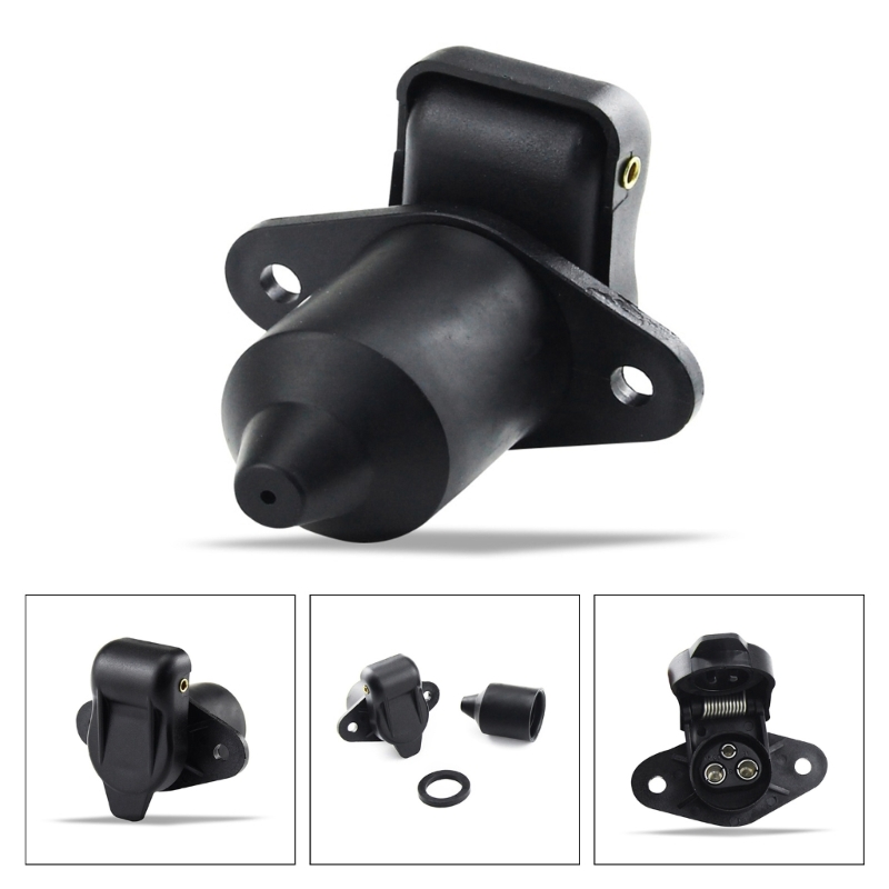 12V Traktor 3 Pin Steckdose Anhänger Steckdose 3 Pin Geeignet für Anhänger LKW Wohnmobile Auto Wohnwagen Traktor Langlebig – Detail 15