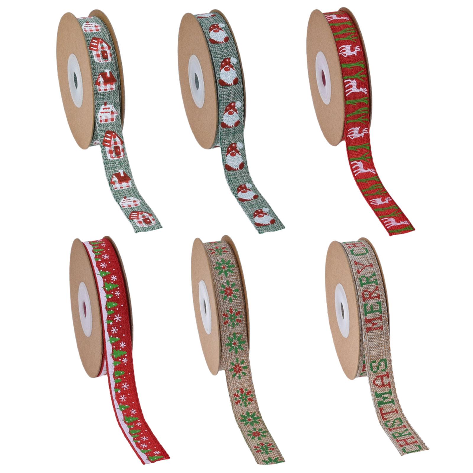 Christmas Ribbon Xmas Decor Width 1.5cm Fashionable DIY Wrapping Ribbon for Cake