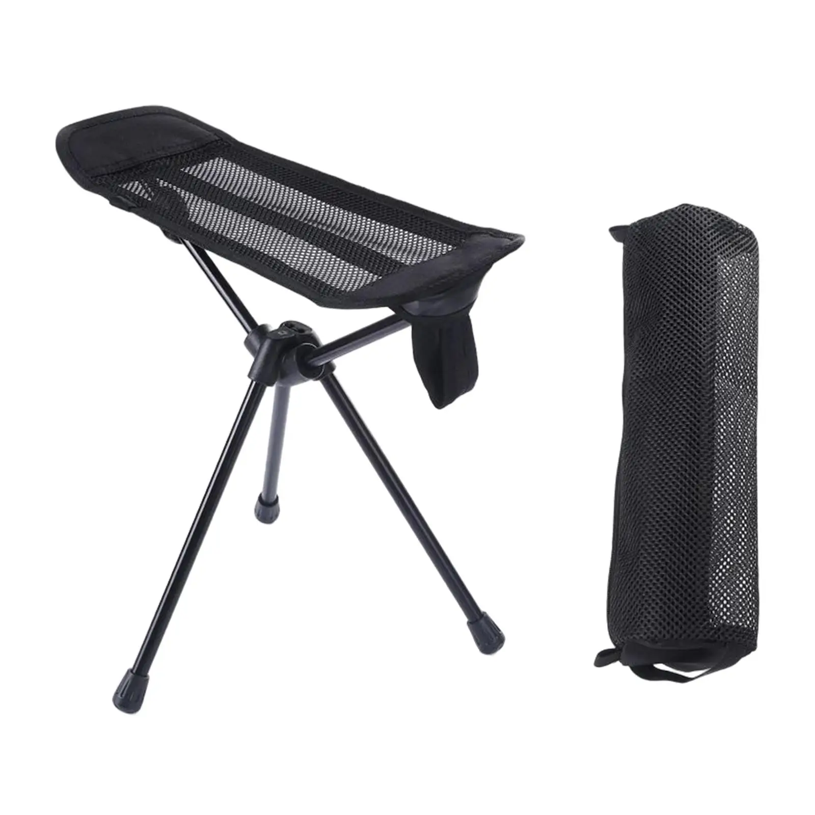 Portable Stool Collapsible Footstool For Travel Beach Folding Chair Fishing Outdoor BBQ Camping Chair Recliner Foot Rest