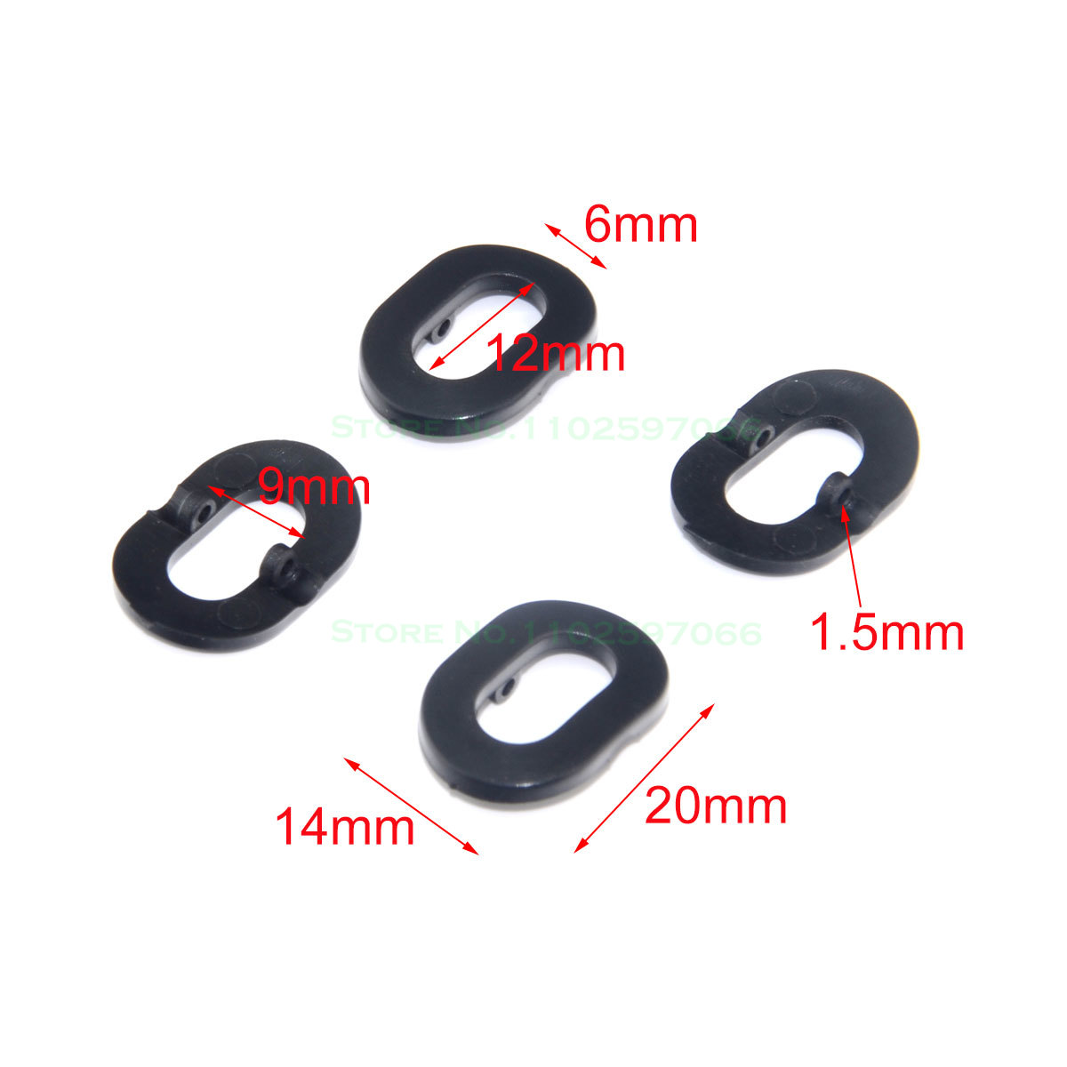 4 Stücke RC Body Mount Spacer Post Kunststoff Kratzfeste Dichtung für TAMIYA 1/10 RC Auto Shell Halter – Detail 3