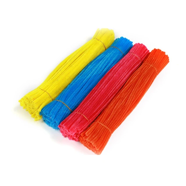 Chenille Cleaners Pipe Cleaners DIY Art & Craft Projects Kids Fuzzy Sticks  Crafts Extra Long Pieces Sparkle Crafting Toy P31B - AliExpress