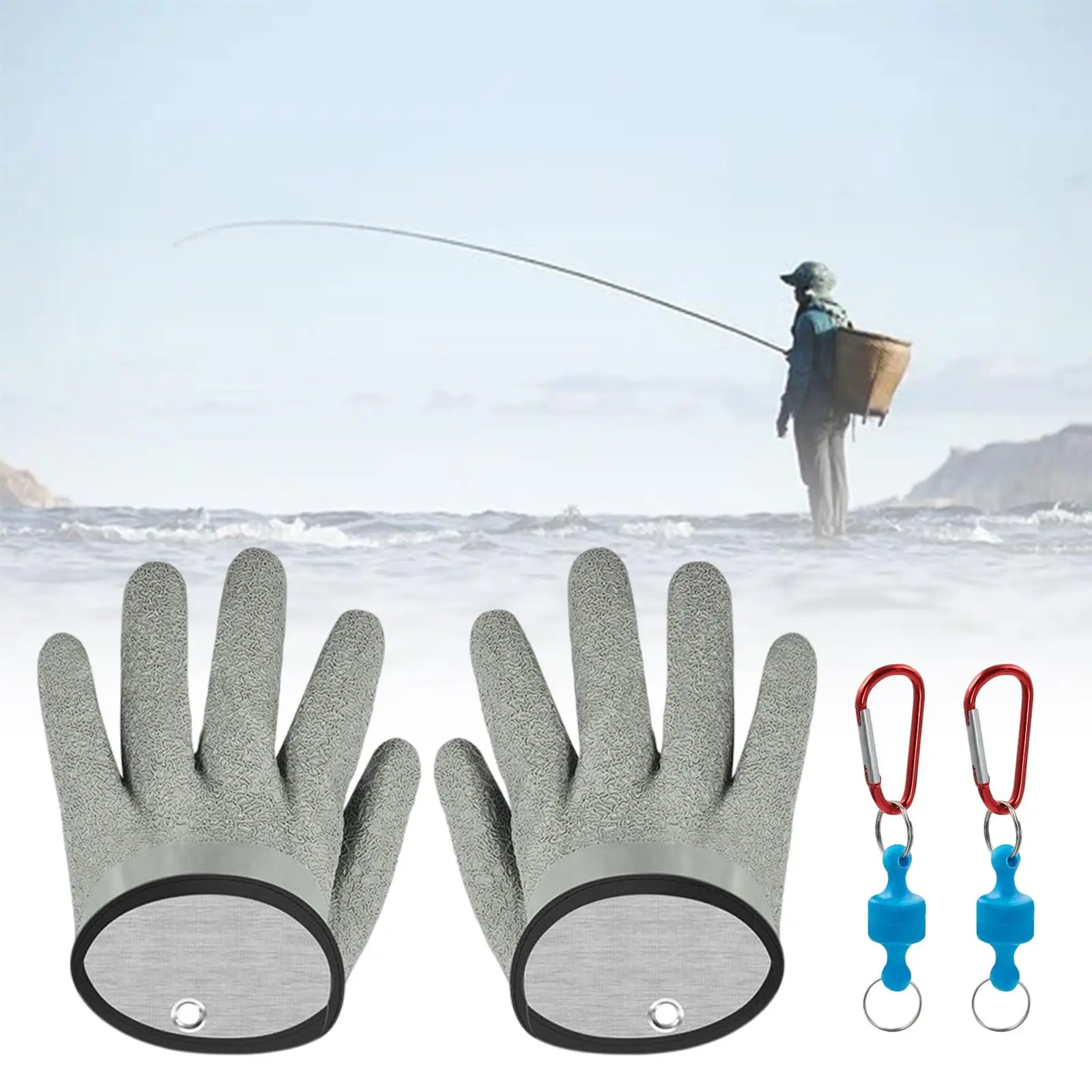 Fishing Gloves Cut Resistant   Fish Puncture Proof Hands Protector