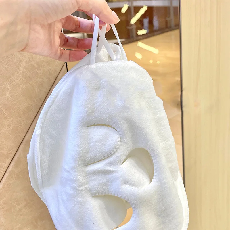 S5059f4878be94602aed70e41d830e16fS Skin Care Mask Cotton Hot Compress Towel Wet Compress Steamed Face Towel Opens Skin Pore Clean Compress Beauty Facial Care Tools