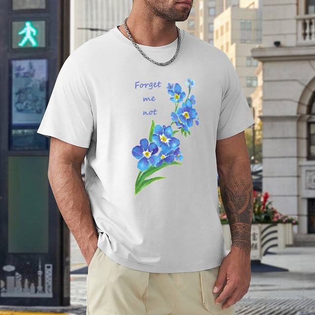 Forget Me Not Shirt Nature Inspired Shirt Flower Shirt 